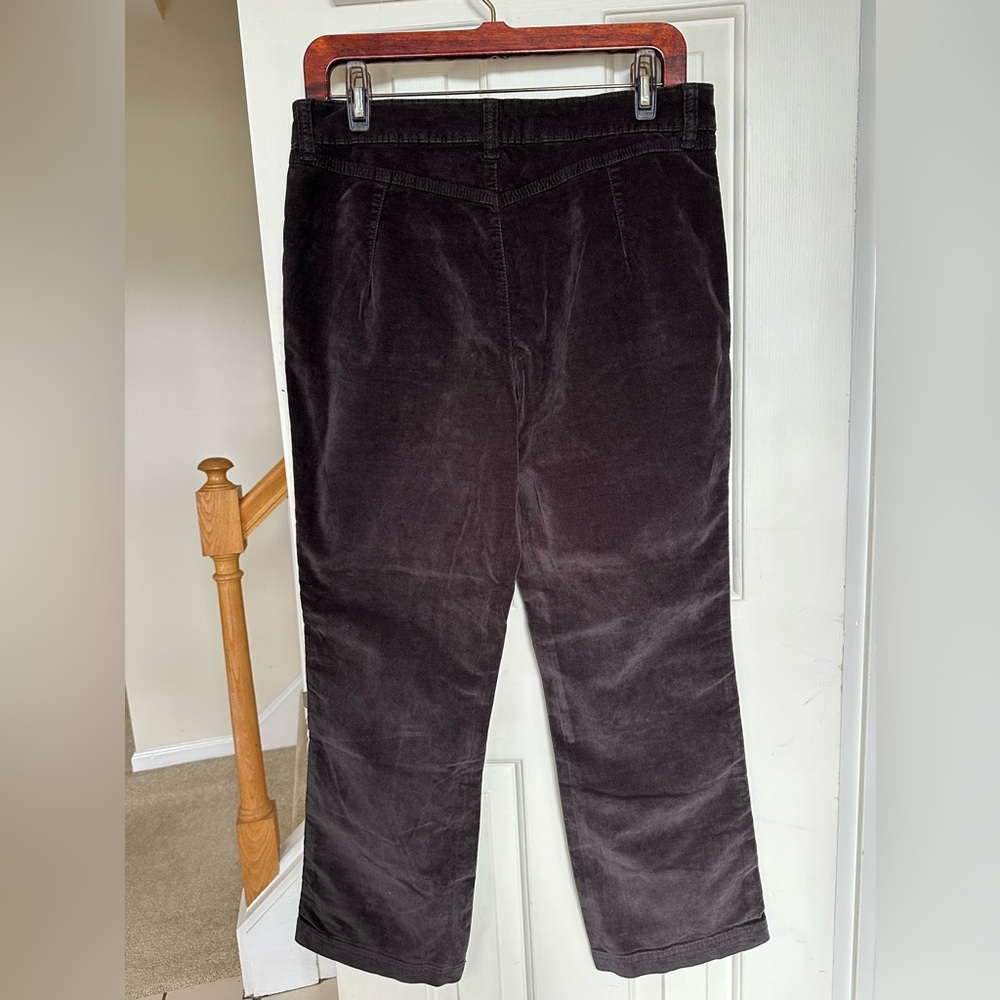 NWOT Free People Brown Velvet Pants - Size 12 - Picture 3 of 7